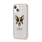 Cardigan Welsh Corgi Personalised iPhone 14 Glitter Tough Case Starlight Angled Image