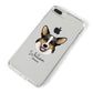 Cardigan Welsh Corgi Personalised iPhone 8 Plus Bumper Case on Silver iPhone Alternative Image