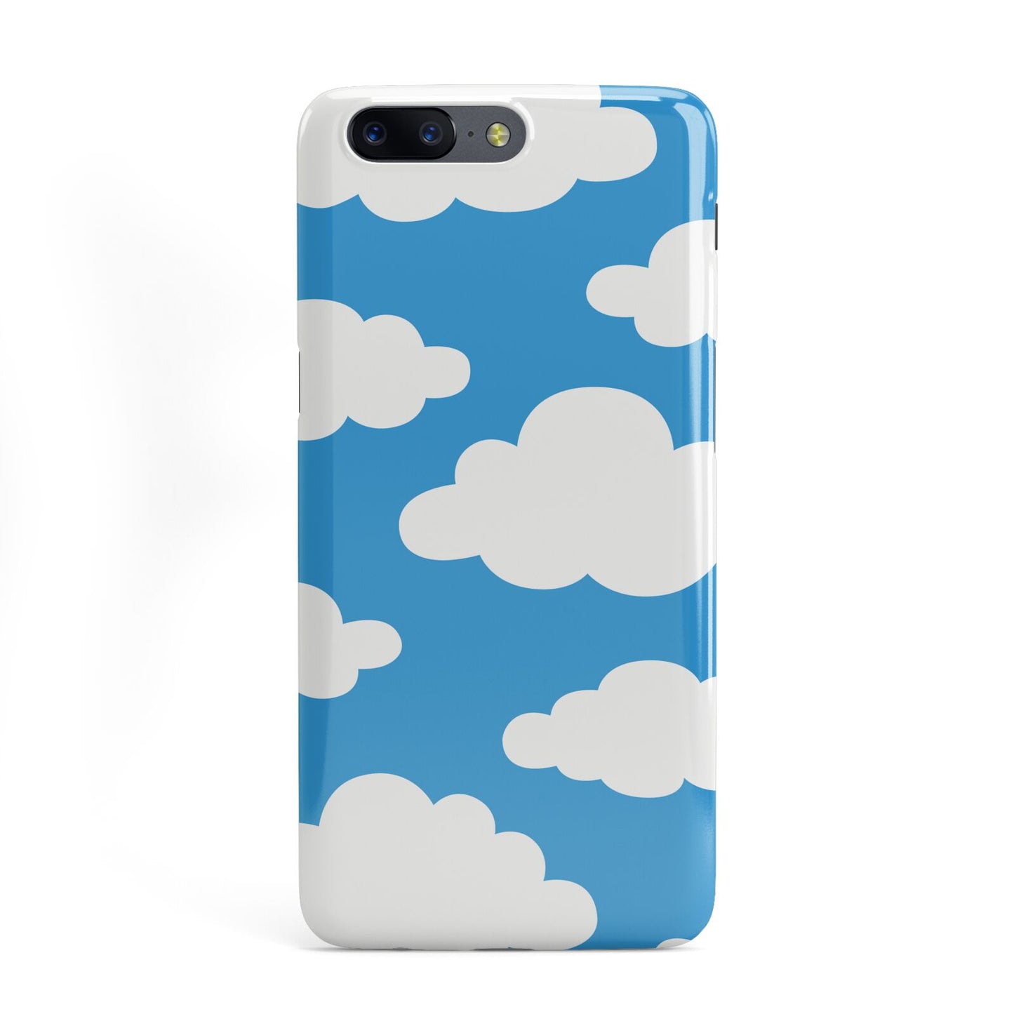 Cartoon Clouds and Blue Sky OnePlus Case