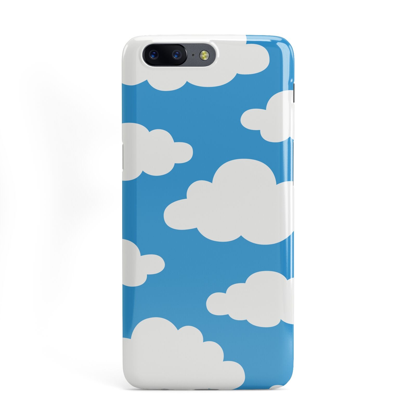 Cartoon Clouds and Blue Sky OnePlus Case