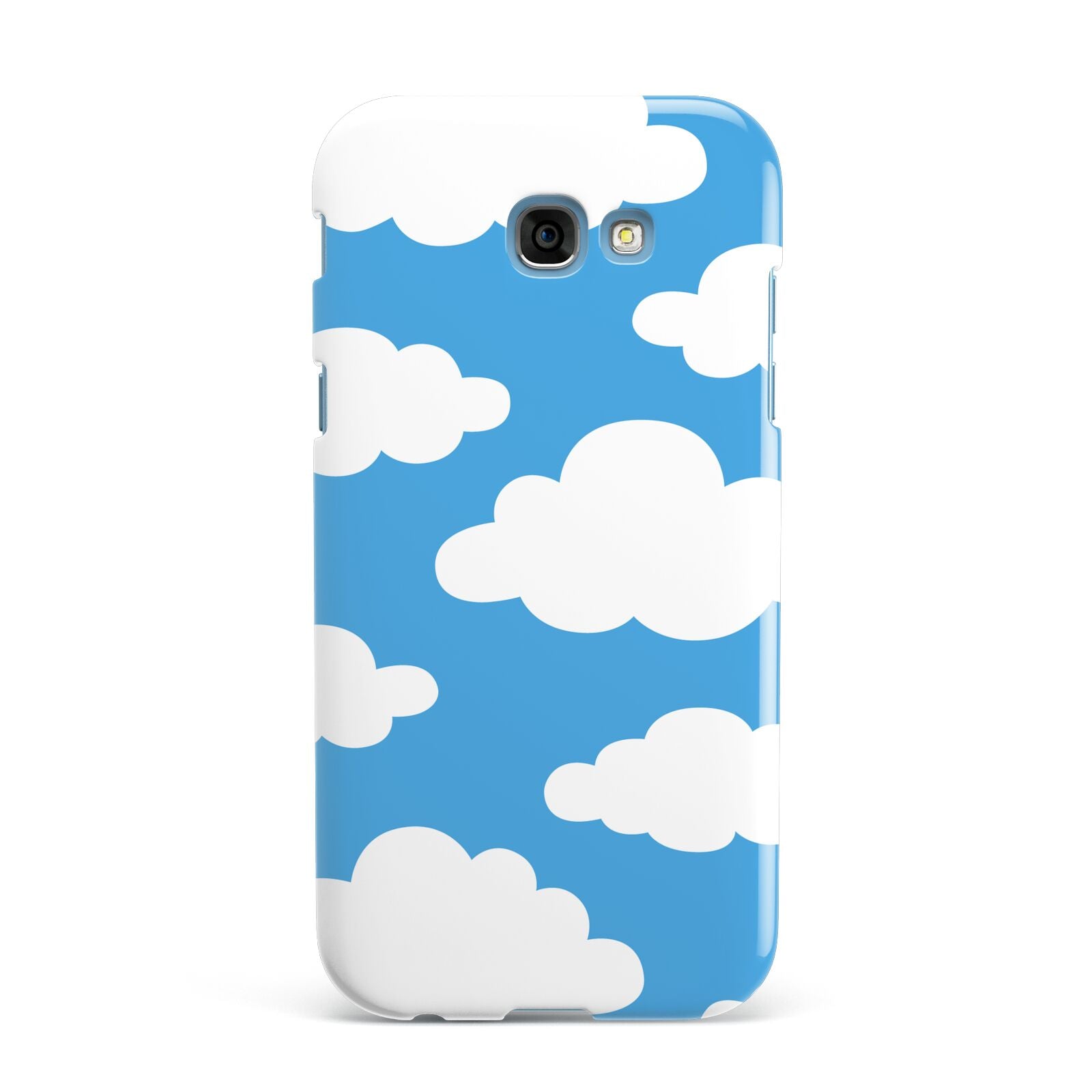 Cartoon Clouds and Blue Sky Samsung Galaxy A7 2017 Case