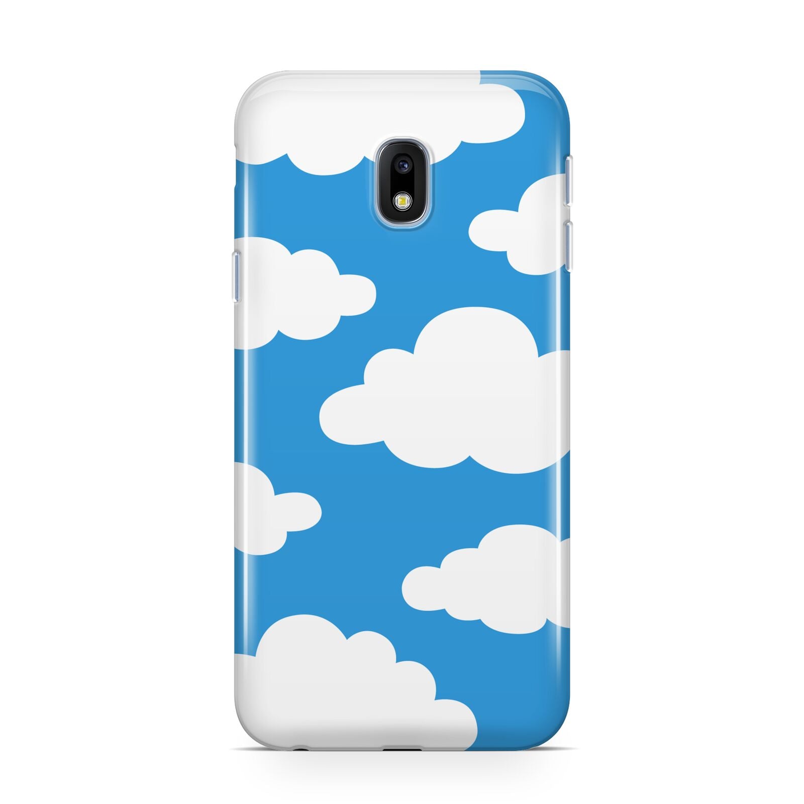 Cartoon Clouds and Blue Sky Samsung Galaxy J3 2017 Case