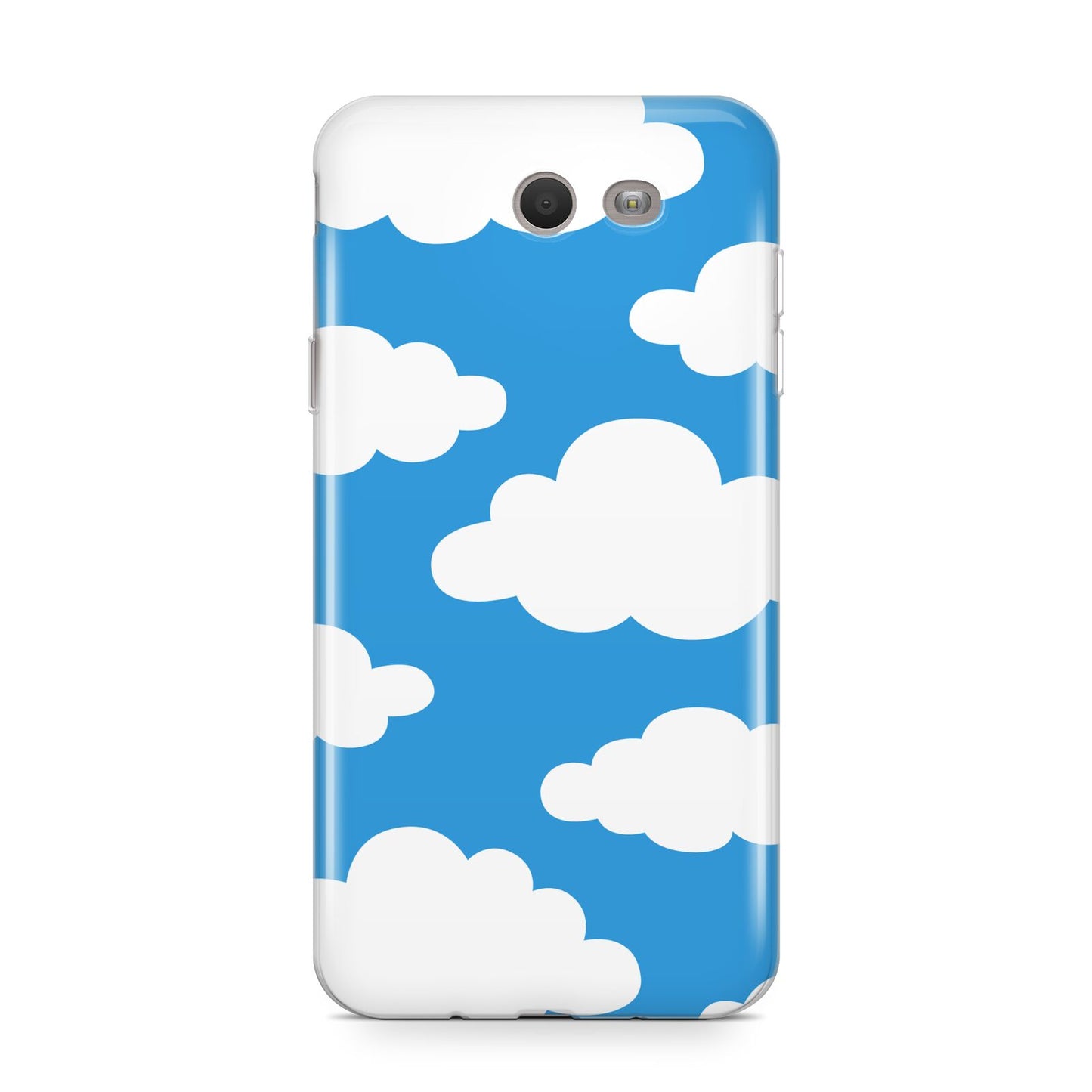 Cartoon Clouds and Blue Sky Samsung Galaxy J7 2017 Case