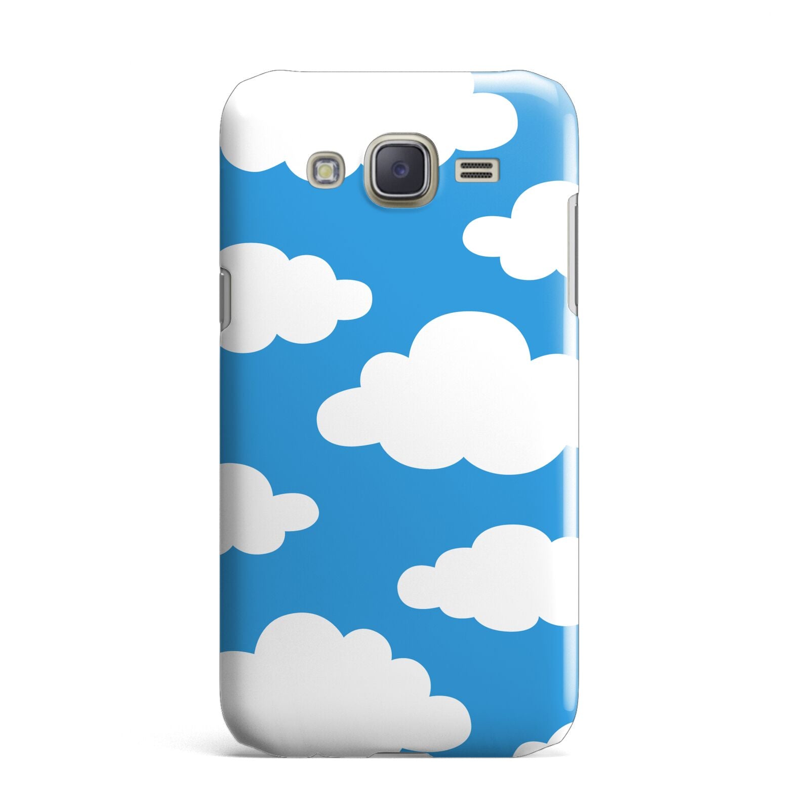 Cartoon Clouds and Blue Sky Samsung Galaxy J7 Case