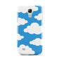 Cartoon Clouds and Blue Sky Samsung Galaxy S4 Mini Case