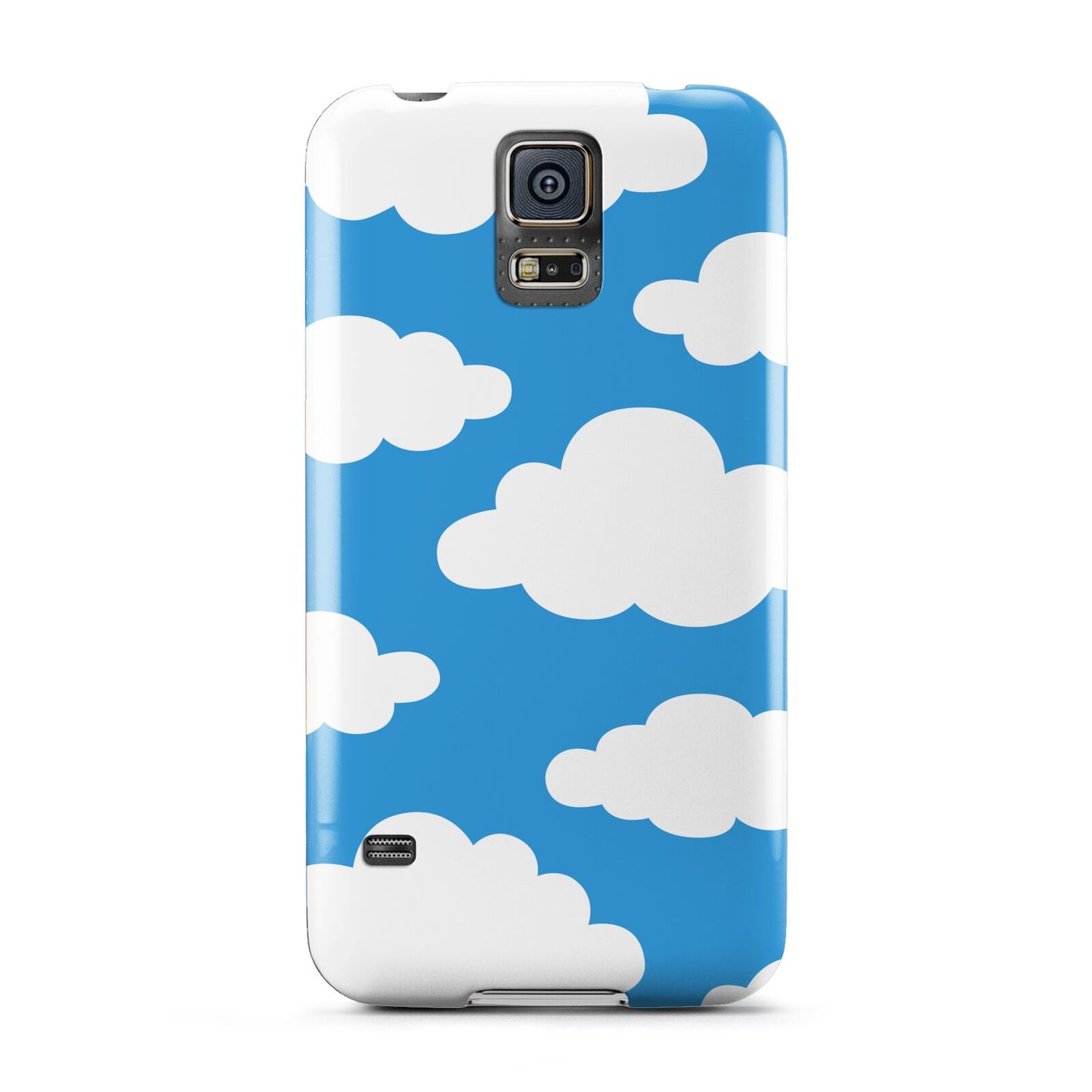 Cartoon Clouds and Blue Sky Samsung Galaxy S5 Case