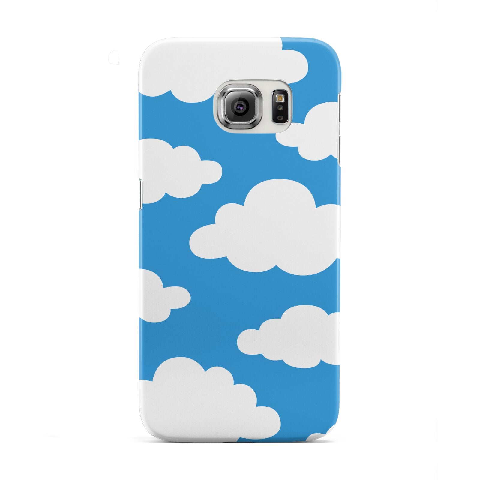 Cartoon Clouds and Blue Sky Samsung Galaxy S6 Edge Case