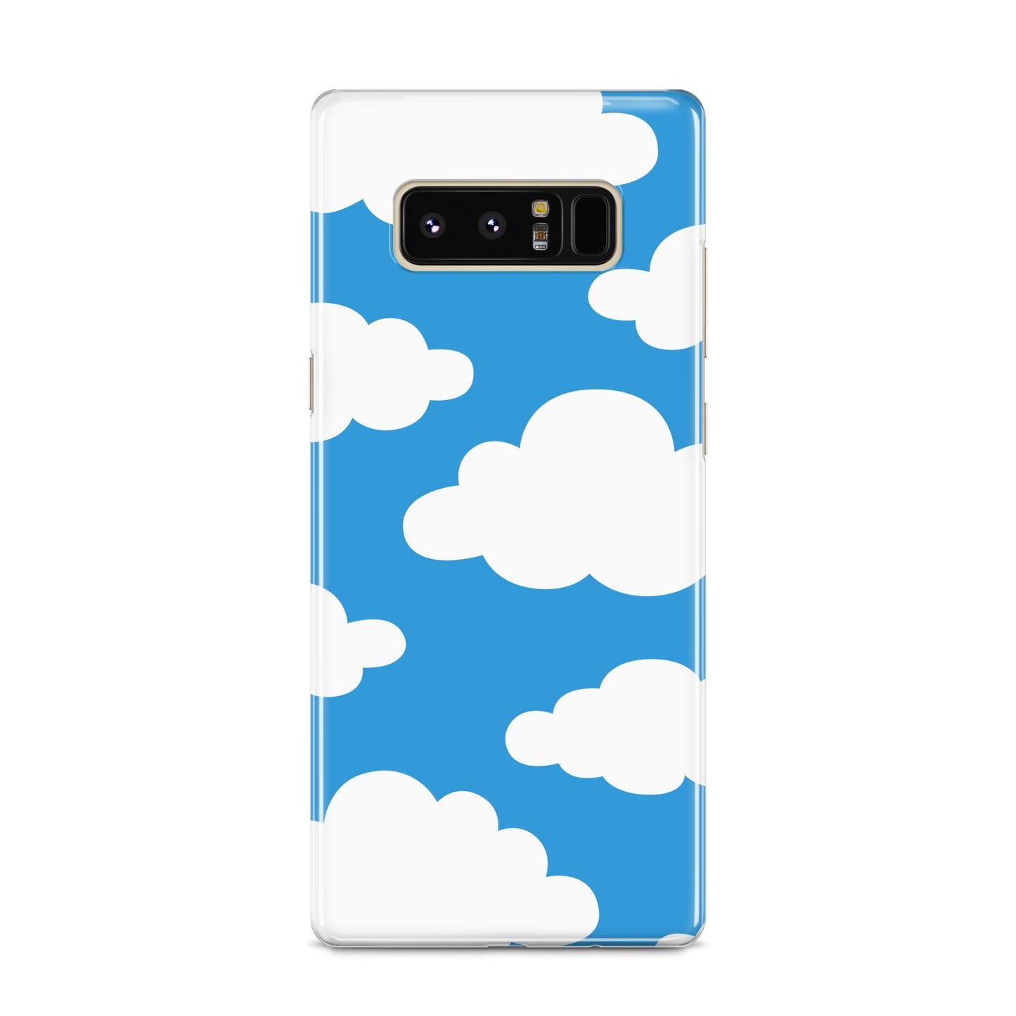 Cartoon Clouds and Blue Sky Samsung Galaxy S8 Case