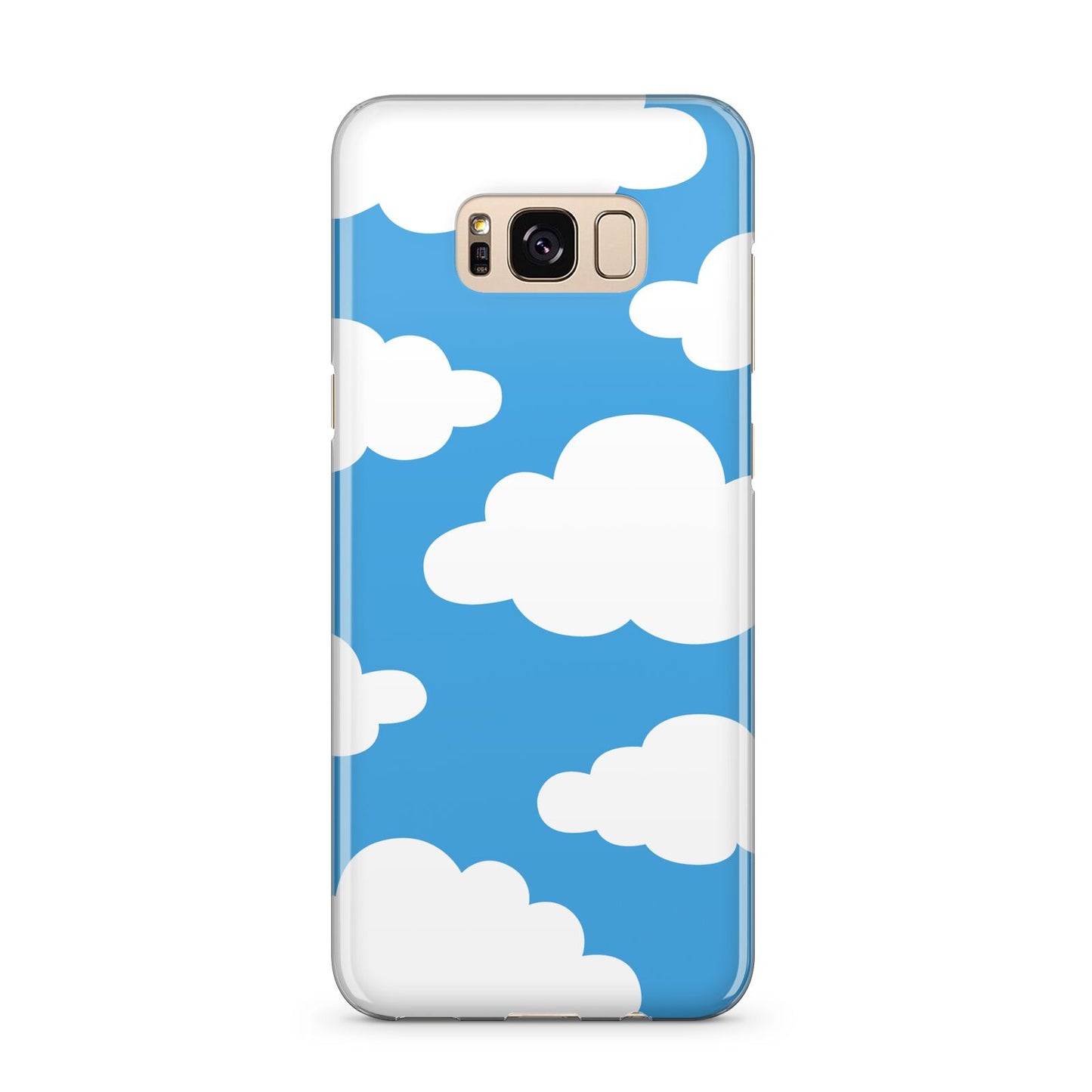 Cartoon Clouds and Blue Sky Samsung Galaxy S8 Plus Case