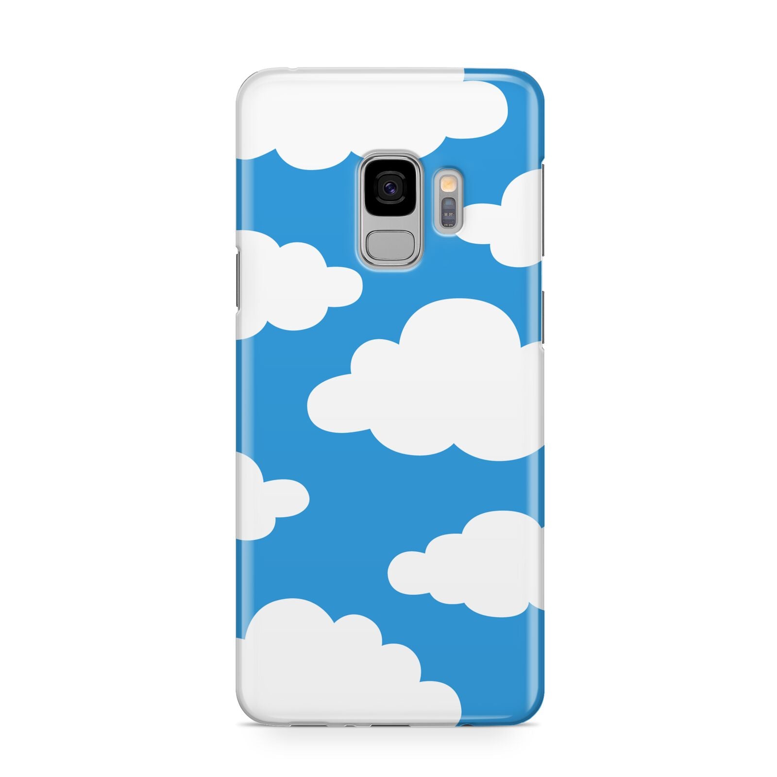 Cartoon Clouds and Blue Sky Samsung Galaxy S9 Case
