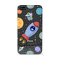 Cartoon Space Artwork with Name Apple iPhone 4s Case