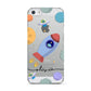 Cartoon Space Artwork with Name Apple iPhone 5 Case