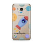 Cartoon Space Artwork with Name Samsung Galaxy J7 2016 Case on gold phone