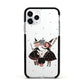 Cartoon Witch Girls Apple iPhone 11 Pro in Silver with Black Impact Case