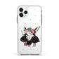 Cartoon Witch Girls Apple iPhone 11 Pro in Silver with White Impact Case