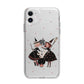 Cartoon Witch Girls Apple iPhone 11 in White with Bumper Case