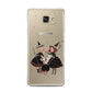 Cartoon Witch Girls Samsung Galaxy A7 2016 Case on gold phone
