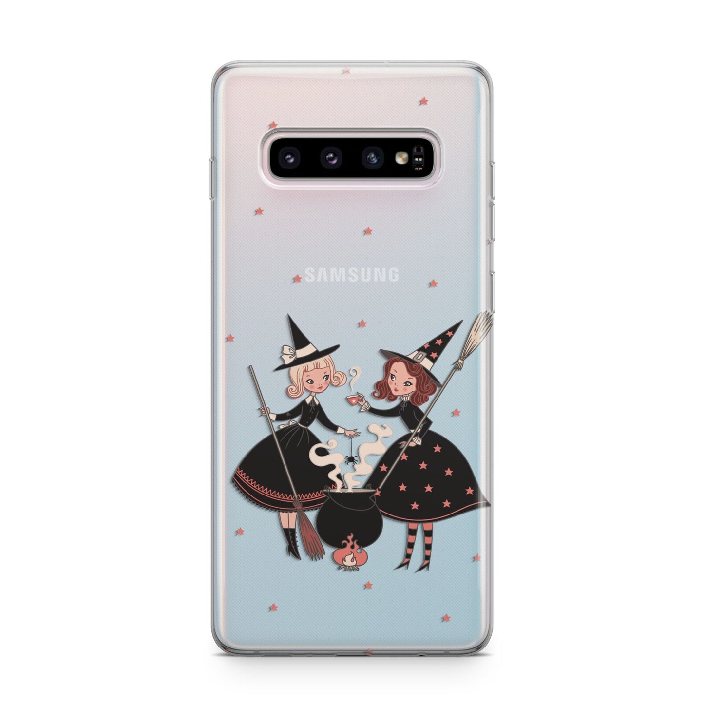 Cartoon Witch Girls Samsung Galaxy S10 Plus Case