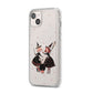 Cartoon Witch Girls iPhone 14 Plus Clear Tough Case Starlight Angled Image