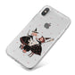 Cartoon Witch Girls iPhone X Bumper Case on Silver iPhone