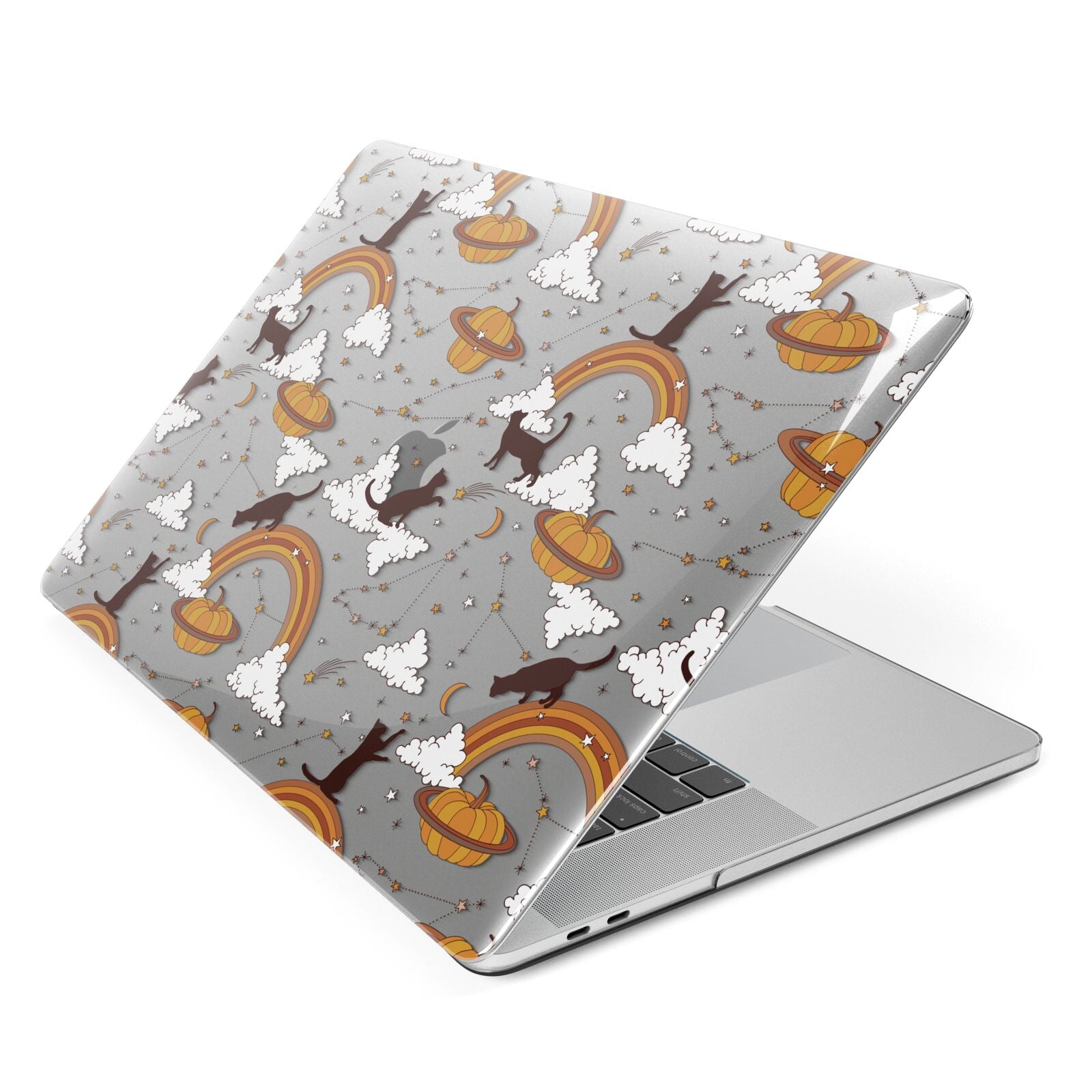 Cat Constellation Apple MacBook Case Side View