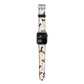 Cat Constellation Apple Watch Strap Size 38mm with Silver Hardware