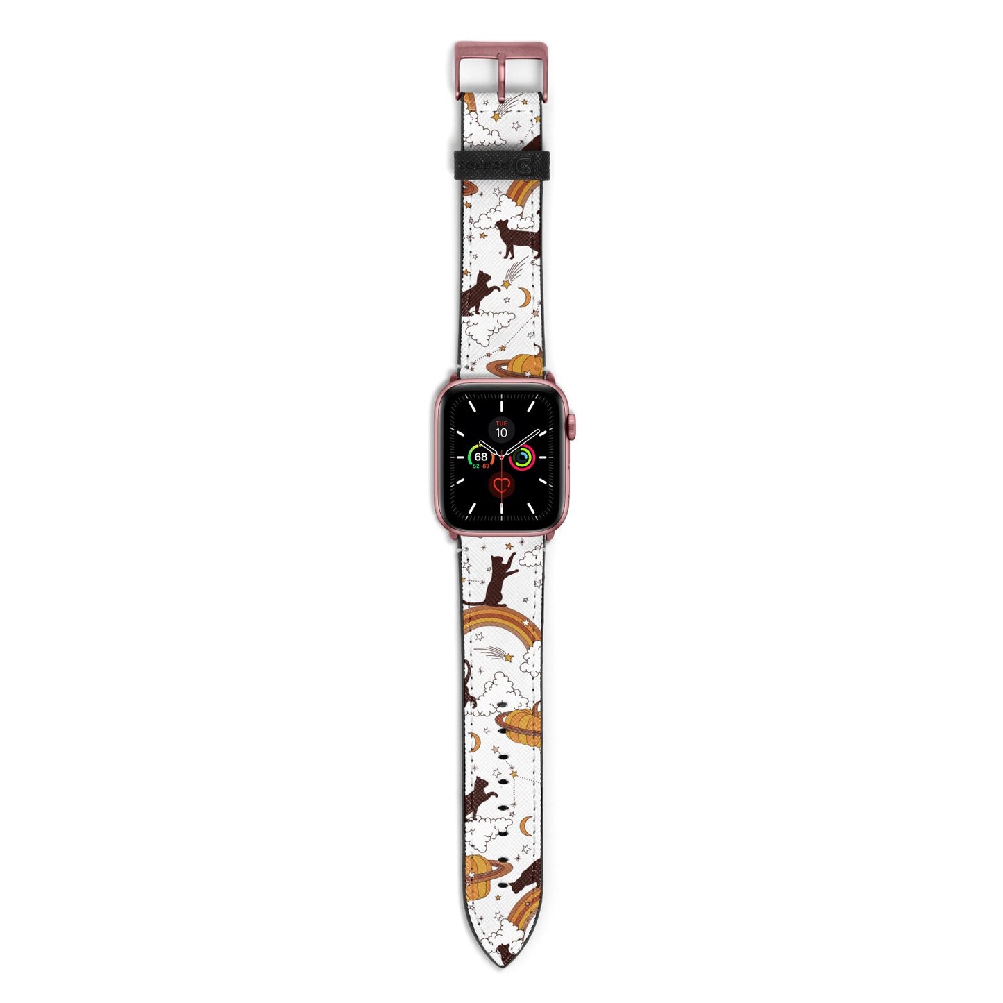 Cat Constellation Apple Watch Strap with Rose Gold Hardware