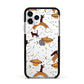 Cat Constellation Apple iPhone 11 Pro in Silver with Black Impact Case