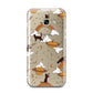 Cat Constellation Samsung Galaxy A3 2017 Case on gold phone