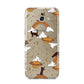 Cat Constellation Samsung Galaxy A5 2017 Case on gold phone