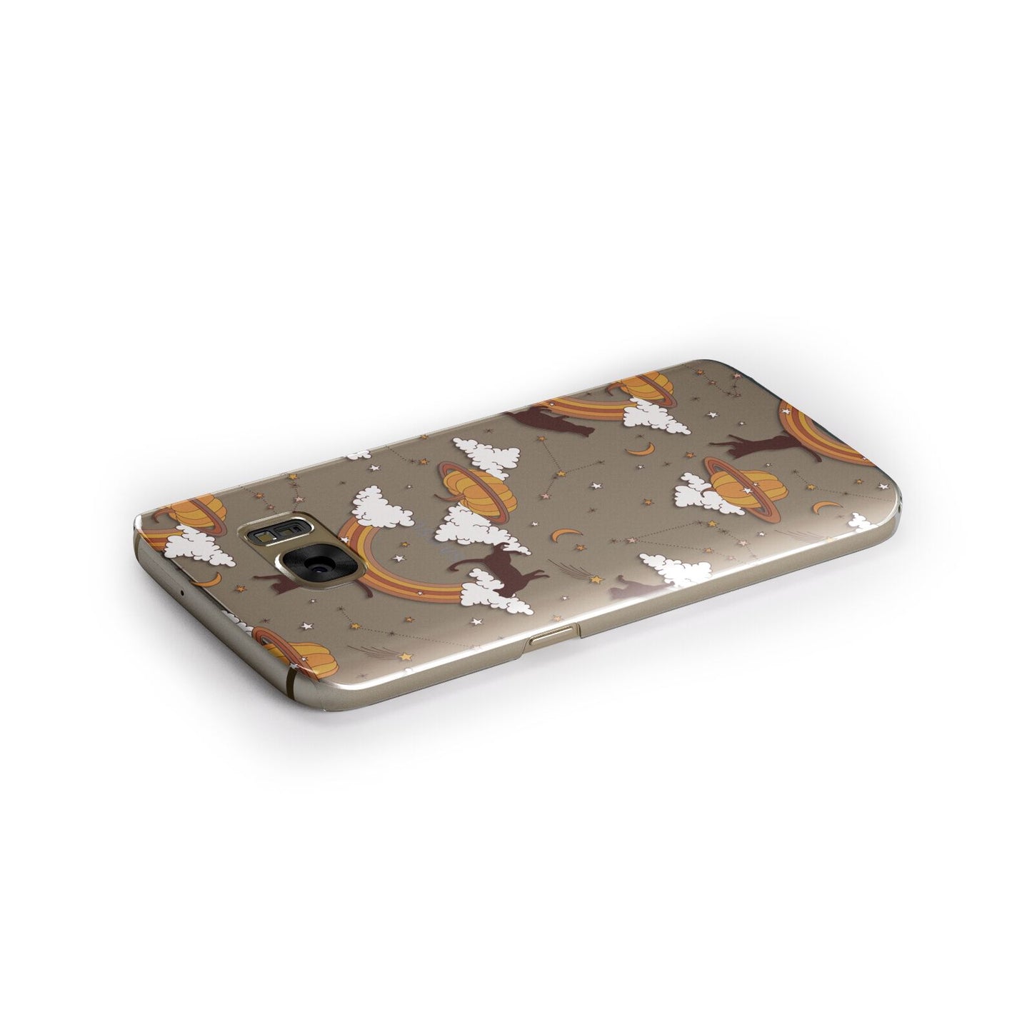 Cat Constellation Samsung Galaxy Case Side Close Up