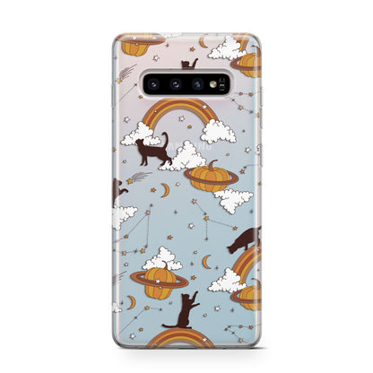 Cat Constellation Samsung Galaxy S10 Case