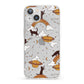 Cat Constellation iPhone 13 Clear Bumper Case