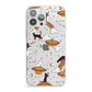 Cat Constellation iPhone 13 Pro Max Clear Bumper Case