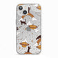 Cat Constellation iPhone 13 TPU Impact Case with White Edges