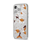 Cat Constellation iPhone 14 Pro Max Clear Tough Case Silver Angled Image
