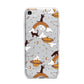 Cat Constellation iPhone 7 Bumper Case on Silver iPhone
