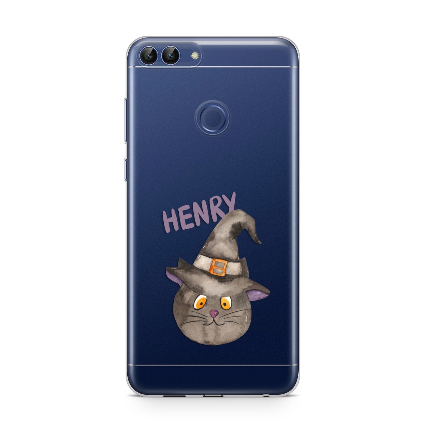 Cat in Witches Hat Custom Huawei P Smart Case
