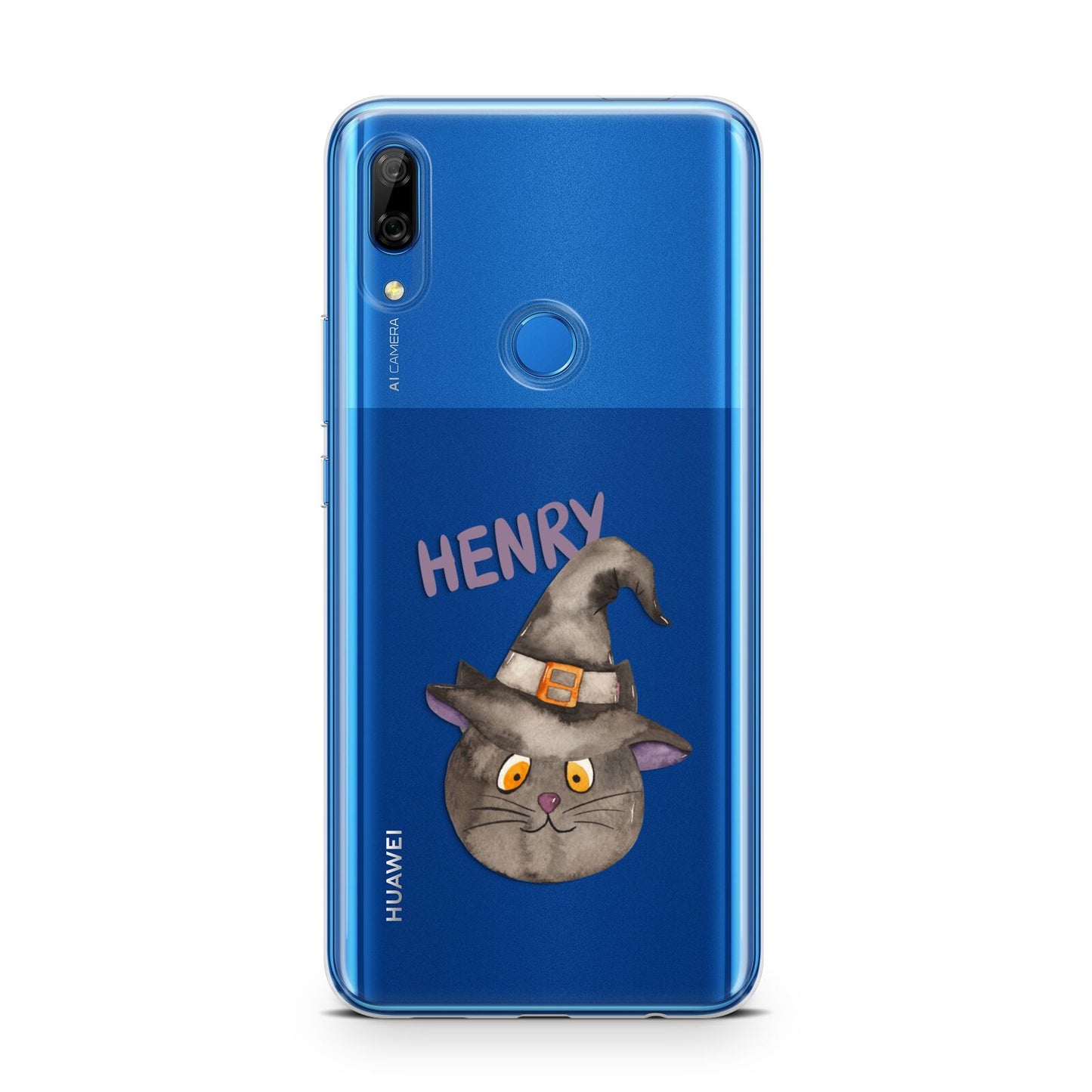 Cat in Witches Hat Custom Huawei P Smart Z