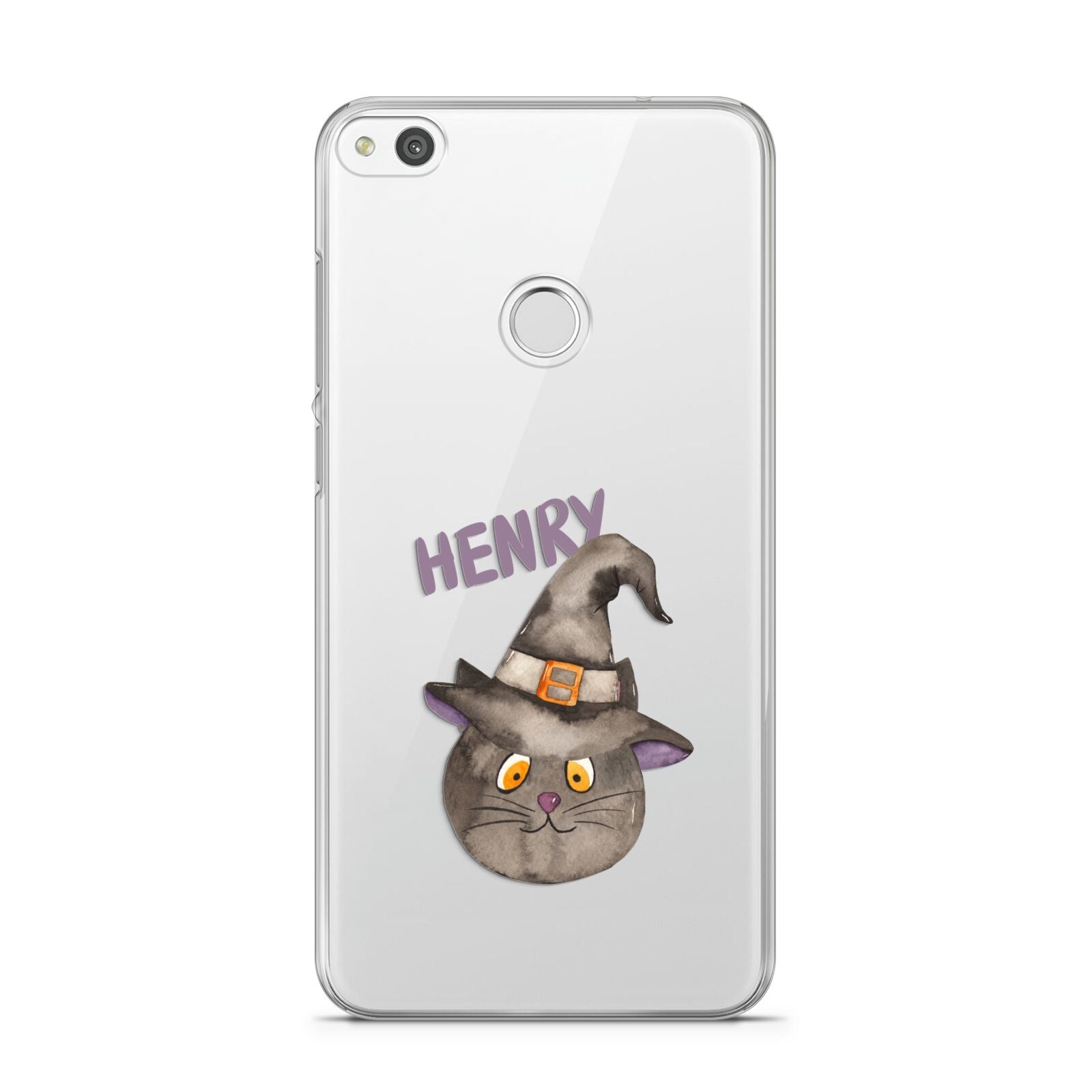 Cat in Witches Hat Custom Huawei P8 Lite Case