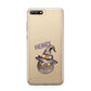 Cat in Witches Hat Custom Huawei Y6 2018