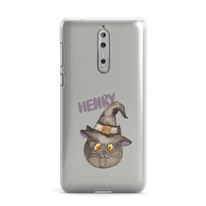 Cat in Witches Hat Custom Nokia Case