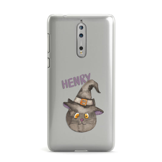 Cat in Witches Hat Custom Nokia Case