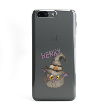 Cat in Witches Hat Custom OnePlus Case
