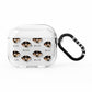 Catahoula Leopard Dog Icon with Name AirPods Clear Case 3rd Gen