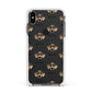 Catahoula Leopard Dog Icon with Name Apple iPhone Xs Max Impact Case White Edge on Black Phone