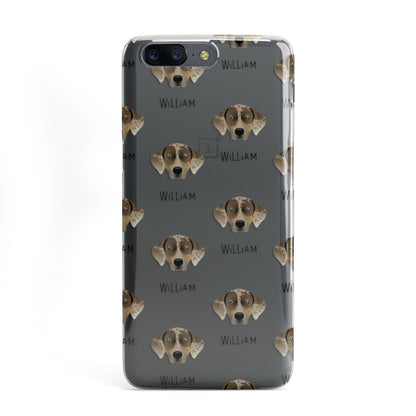 Catahoula Leopard Dog Icon with Name OnePlus Case