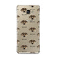 Catahoula Leopard Dog Icon with Name Samsung Galaxy A3 2016 Case on gold phone
