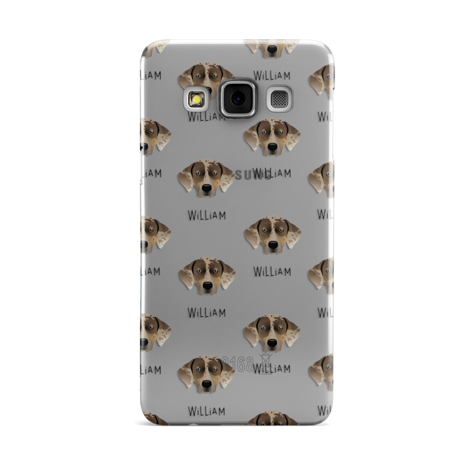 Catahoula Leopard Dog Icon with Name Samsung Galaxy A3 Case