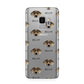 Catahoula Leopard Dog Icon with Name Samsung Galaxy S9 Case